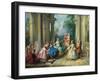 The Four Ages of Man: Childhood, C.1735 (Oil on Canvas)-Nicolas Lancret-Framed Giclee Print