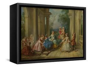 The Four Ages of Man: Childhood, Ca 1735-Nicolas Lancret-Framed Stretched Canvas