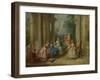 The Four Ages of Man: Childhood, Ca 1735-Nicolas Lancret-Framed Giclee Print