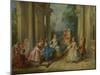 The Four Ages of Man: Childhood, Ca 1735-Nicolas Lancret-Mounted Giclee Print