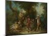 The Four Ages of Man: Maturity, Ca 1735-Nicolas Lancret-Mounted Giclee Print