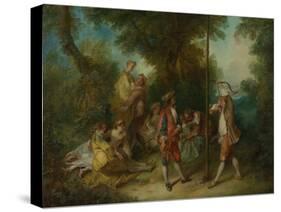 The Four Ages of Man: Maturity, Ca 1735-Nicolas Lancret-Stretched Canvas