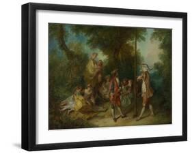 The Four Ages of Man: Maturity, Ca 1735-Nicolas Lancret-Framed Giclee Print