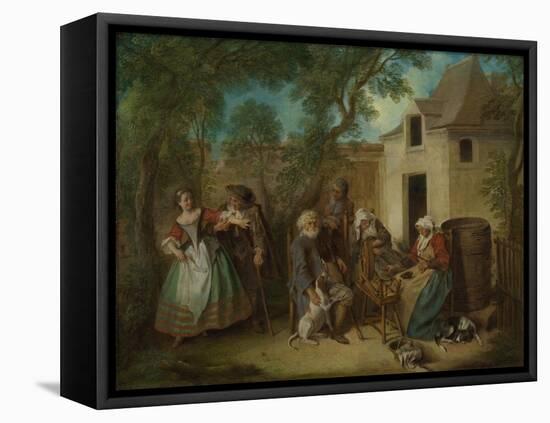 The Four Ages of Man: Old Age, Ca 1735-Nicolas Lancret-Framed Stretched Canvas