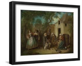 The Four Ages of Man: Old Age, Ca 1735-Nicolas Lancret-Framed Giclee Print