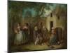 The Four Ages of Man: Old Age, Ca 1735-Nicolas Lancret-Mounted Giclee Print