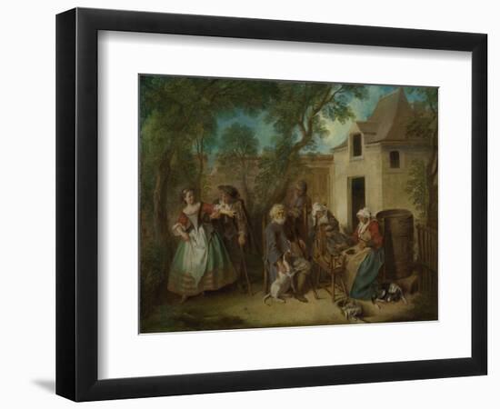 The Four Ages of Man: Old Age, Ca 1735-Nicolas Lancret-Framed Giclee Print