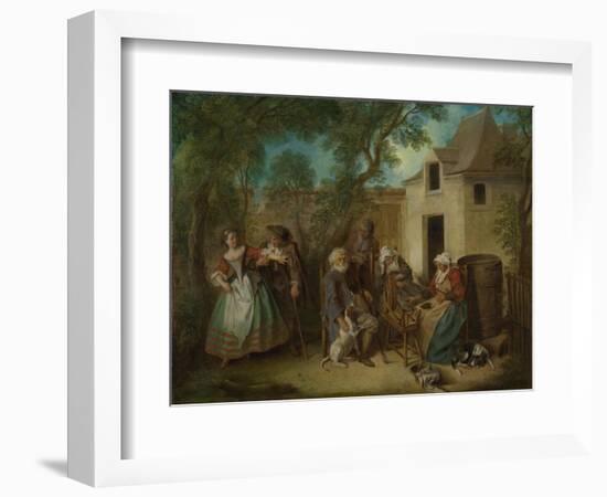 The Four Ages of Man: Old Age, Ca 1735-Nicolas Lancret-Framed Giclee Print