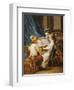 The Four Arts - Music-Carle van Loo-Framed Giclee Print