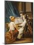 The Four Arts - Music-Carle van Loo-Mounted Giclee Print