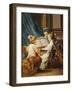 The Four Arts - Music-Carle van Loo-Framed Giclee Print