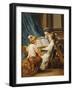 The Four Arts - Music-Carle van Loo-Framed Giclee Print