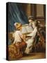 The Four Arts - Music-Carle van Loo-Stretched Canvas