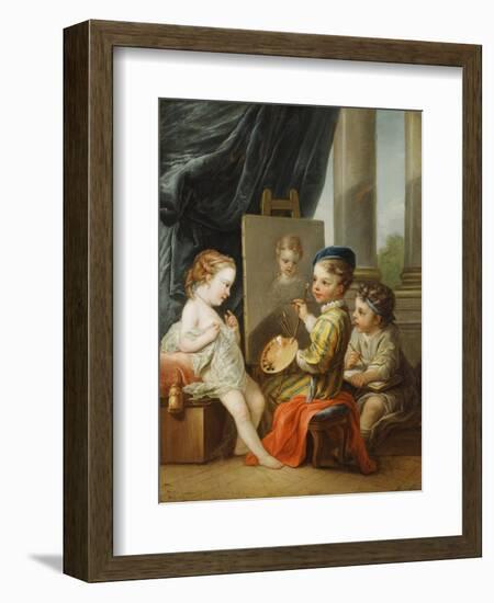 The Four Arts - Painting-Carle van Loo-Framed Giclee Print