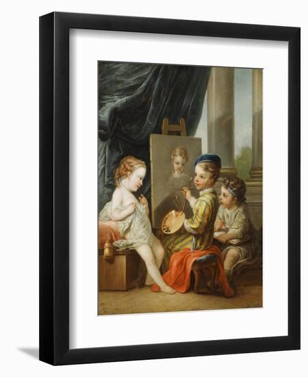 The Four Arts - Painting-Carle van Loo-Framed Giclee Print