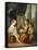 The Four Arts - Painting-Carle van Loo-Framed Stretched Canvas