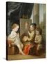 The Four Arts - Painting-Carle van Loo-Stretched Canvas