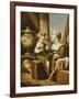 The Four Arts - Sculpture-Carle van Loo-Framed Giclee Print