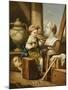 The Four Arts - Sculpture-Carle van Loo-Mounted Giclee Print