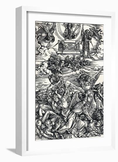 The Four Avenging Angels, 1498-Albrecht Dürer-Framed Giclee Print