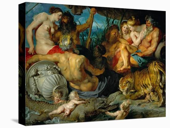 The Four Continents, Around 1615-Peter Paul Rubens-Stretched Canvas