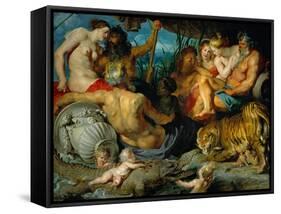 The Four Continents, Around 1615-Peter Paul Rubens-Framed Stretched Canvas