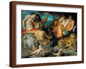 The Four Continents, c.1620-Peter Paul Rubens-Framed Premium Giclee Print