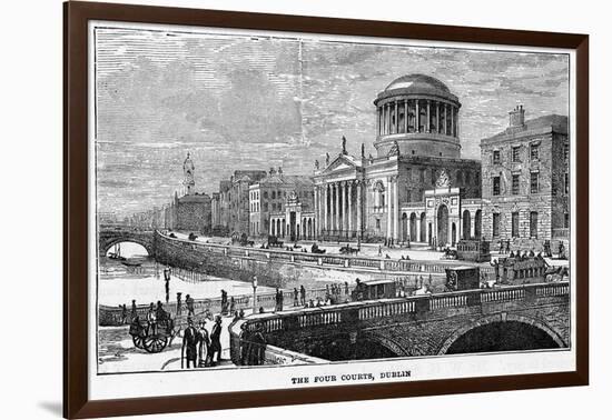 The Four Courts, Dublin, 19th Century-null-Framed Giclee Print