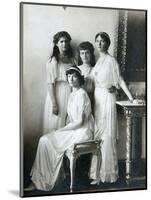 The Four Daughters of Tsar Nicholas II of Russia, 1910S-K von Hahn-Mounted Giclee Print