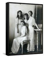 The Four Daughters of Tsar Nicholas II of Russia, 1910S-K von Hahn-Framed Stretched Canvas