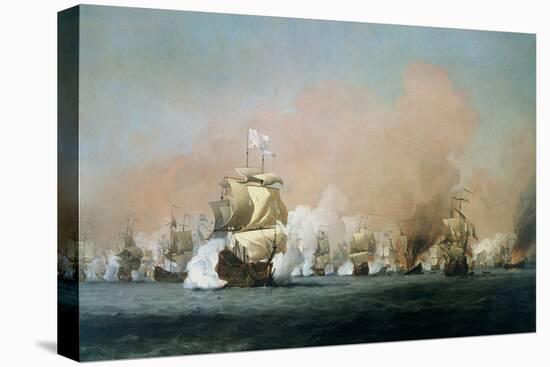 The Four Days' Battle, 1st-4th June 1666: The Royal Prince-Willem Van De, The Younger Velde-Stretched Canvas