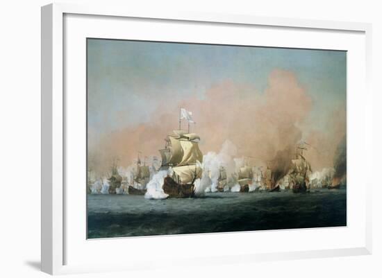 The Four Days' Battle, 1st-4th June 1666: The Royal Prince-Willem Van De, The Younger Velde-Framed Giclee Print