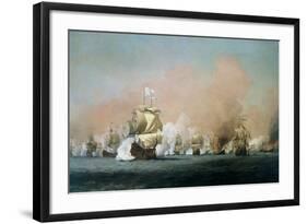 The Four Days' Battle, 1st-4th June 1666: The Royal Prince-Willem Van De, The Younger Velde-Framed Giclee Print