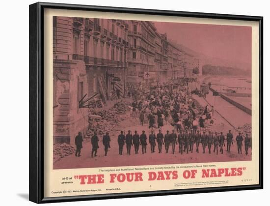 The Four Days of Naples, 1963-null-Framed Art Print
