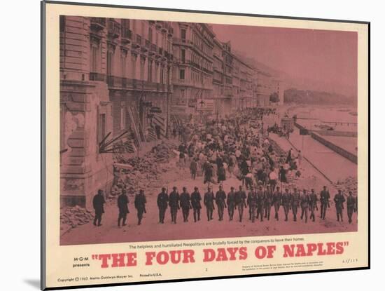The Four Days of Naples, 1963-null-Mounted Art Print