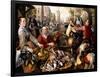 The Four Elements: a Poultry Stall in a Town with the Prodigal Son Beyond - an Allegory of Air-Joachim Beuckelaer-Framed Giclee Print