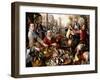 The Four Elements: a Poultry Stall in a Town with the Prodigal Son Beyond - an Allegory of Air-Joachim Beuckelaer-Framed Giclee Print