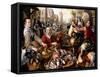 The Four Elements: a Poultry Stall in a Town with the Prodigal Son Beyond - an Allegory of Air-Joachim Beuckelaer-Framed Stretched Canvas