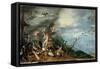 The Four Elements: Allegory of Air (Oil on Panel, 1594)-Jan the Elder Brueghel-Framed Stretched Canvas