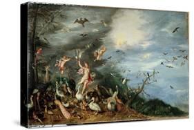 The Four Elements: Allegory of Air (Oil on Panel, 1594)-Jan the Elder Brueghel-Stretched Canvas