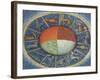 The Four Elements of Earth with the Twelve Signs of the Zodiac, from "Des Proprietez Des Choses"-null-Framed Giclee Print