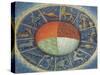 The Four Elements of Earth with the Twelve Signs of the Zodiac, from "Des Proprietez Des Choses"-null-Stretched Canvas