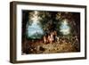 The Four Elements: the Earth. 16Th-17Th Century (Painting)-Jan the Elder Brueghel-Framed Giclee Print