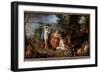 The Four Elements Three Graces Represented in a Forest Landscape, with Vegetables (Cabbage, Pumpkin-Jan the Elder Brueghel-Framed Giclee Print