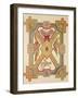 The Four Evangelists, from a Facsimile Copy of the Book of Kells, Pub. by Day and Son-Irish School-Framed Giclee Print