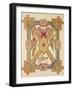 The Four Evangelists, from a Facsimile Copy of the Book of Kells, Pub. by Day and Son-Irish School-Framed Giclee Print