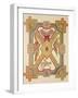 The Four Evangelists, from a Facsimile Copy of the Book of Kells, Pub. by Day and Son-Irish School-Framed Giclee Print