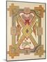 The Four Evangelists, from a Facsimile Copy of the Book of Kells, Pub. by Day and Son-Irish School-Mounted Giclee Print