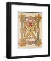 The Four Evangelists, from a Facsimile Copy of the Book of Kells, Pub. by Day and Son-Irish School-Framed Premium Giclee Print