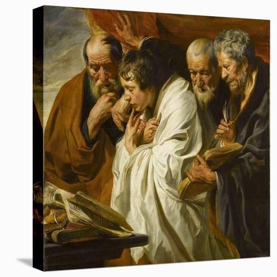 The Four Evangelists-Jacob Jordaens-Stretched Canvas